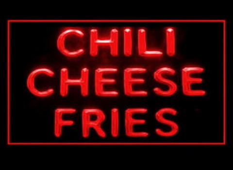 Chili Cheese Fries LED Neon Sign